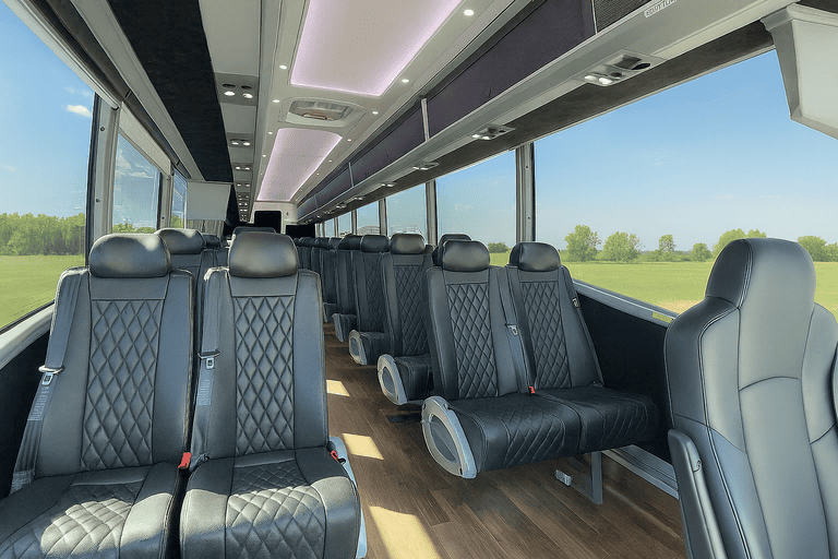 coach bus in Napa