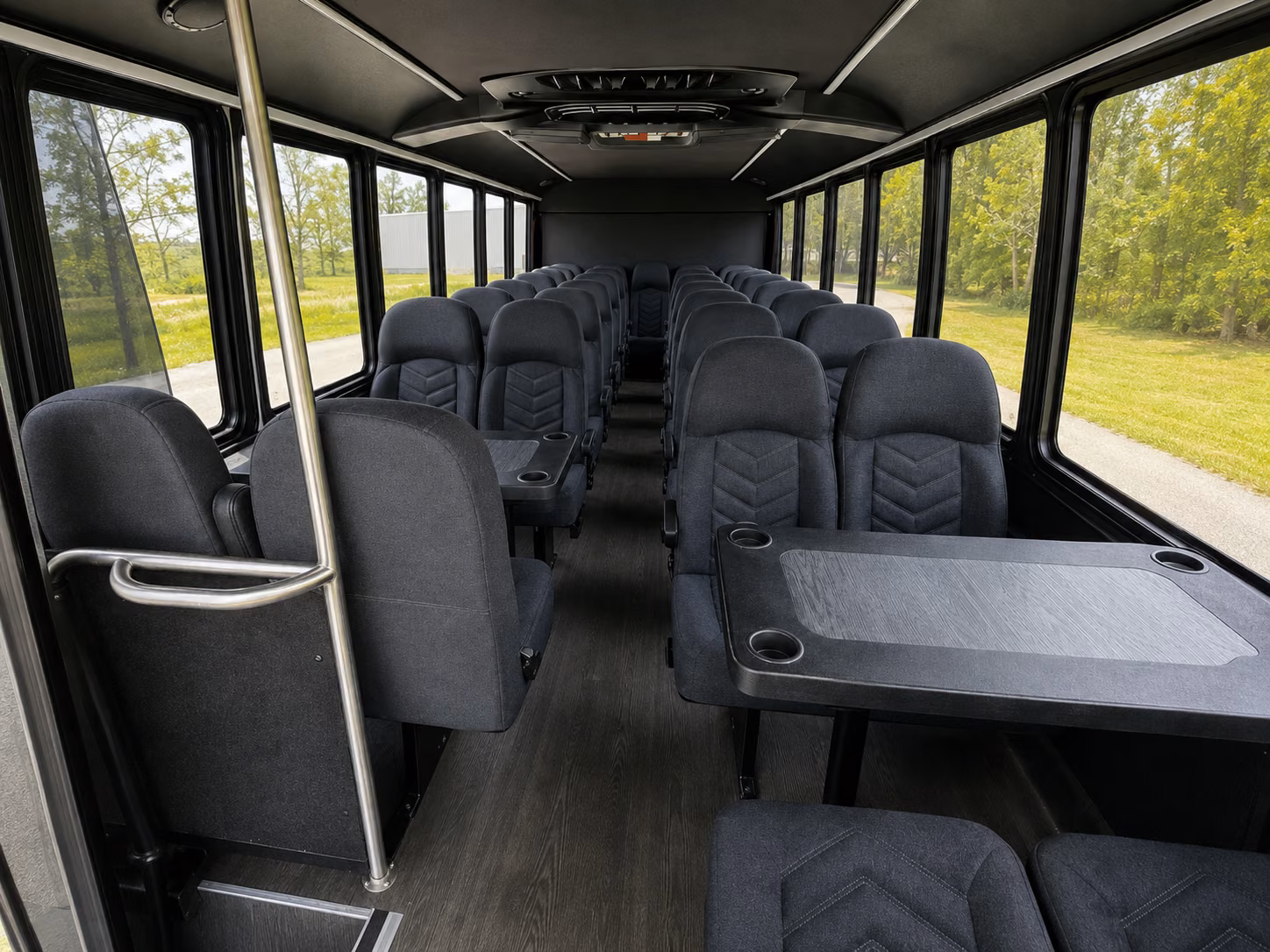 napa 15 passenger minibus inside
