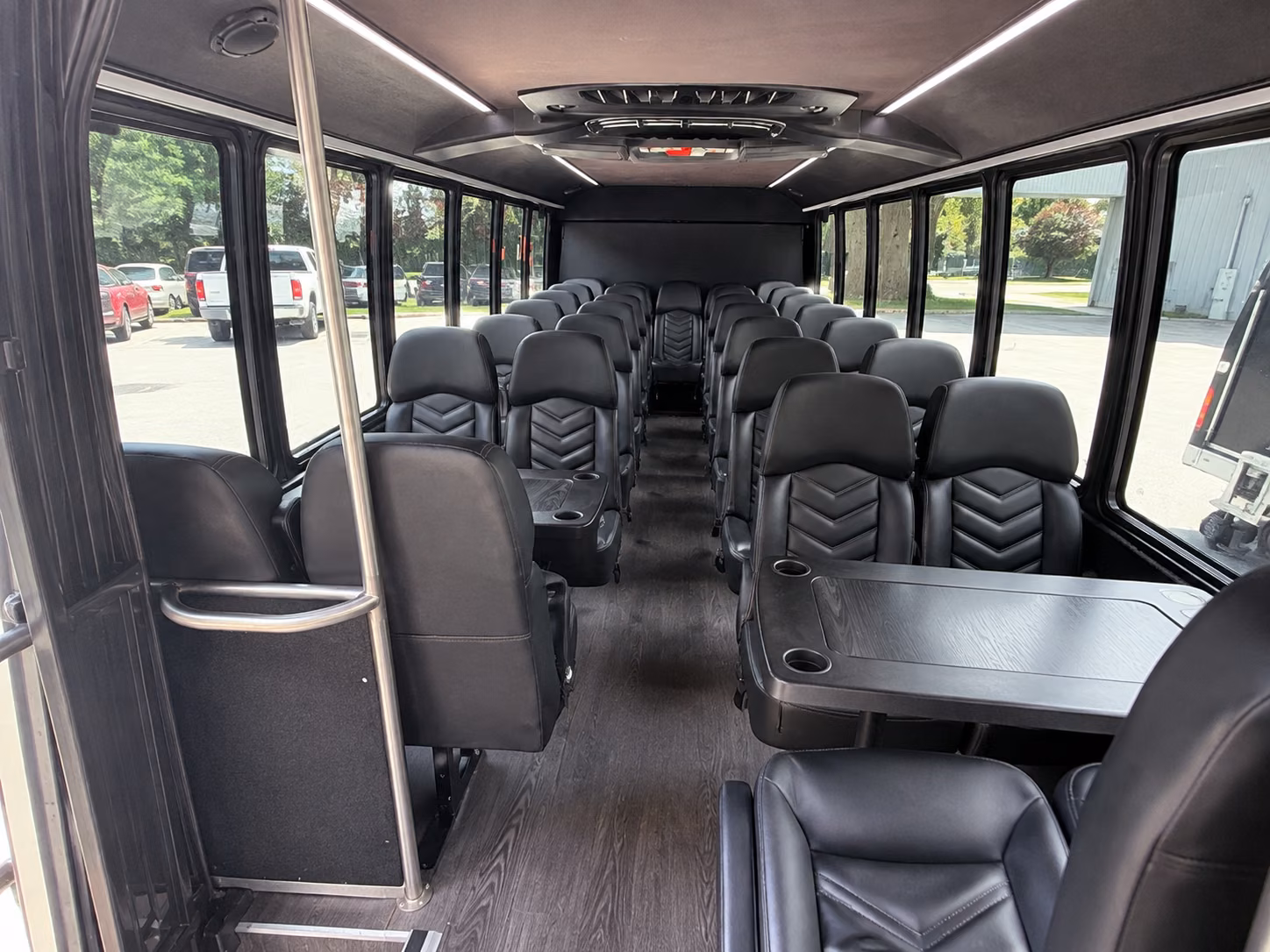 napa 20 passenger minibus inside