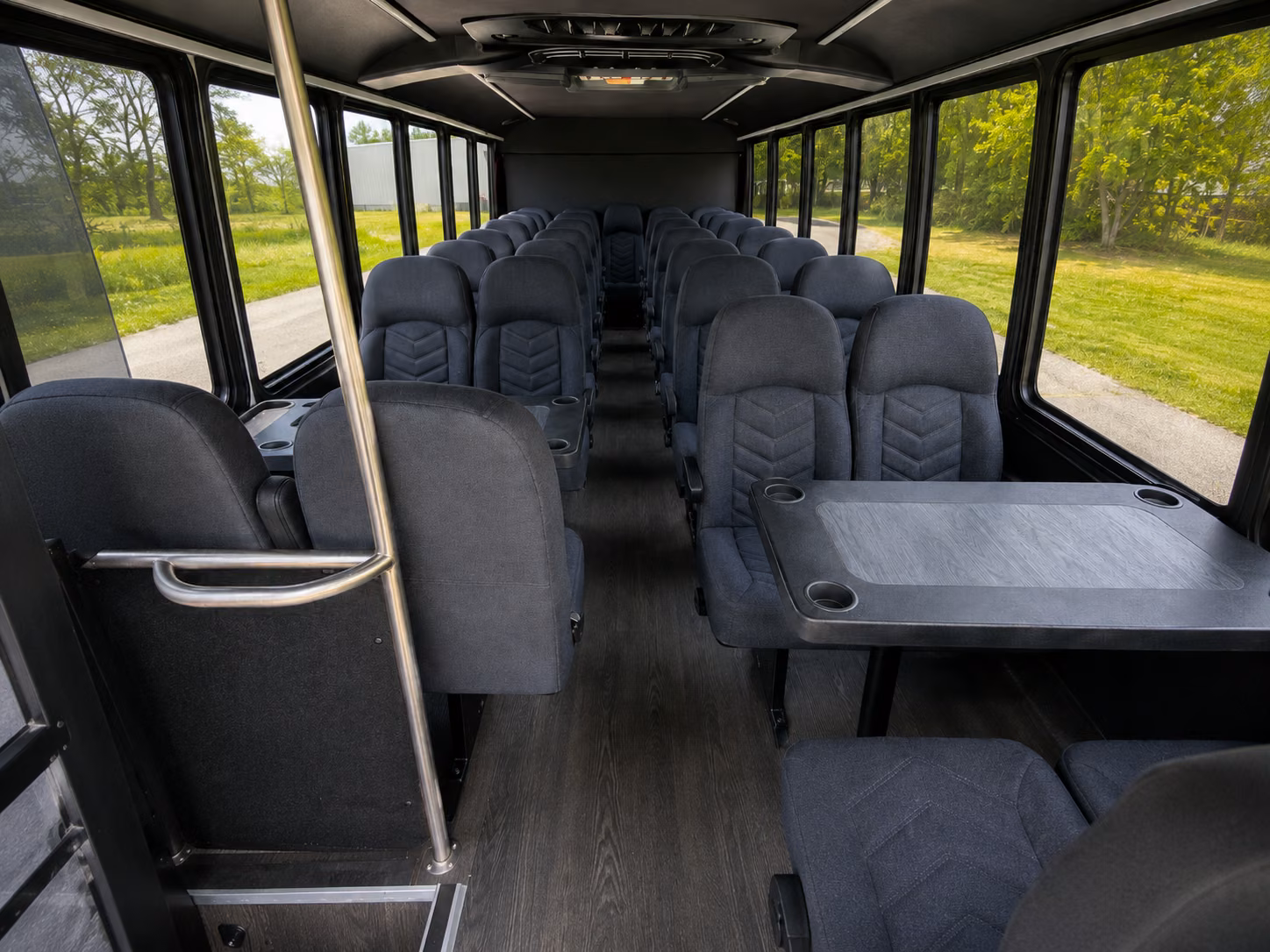 napa 20 passenger minibus interior