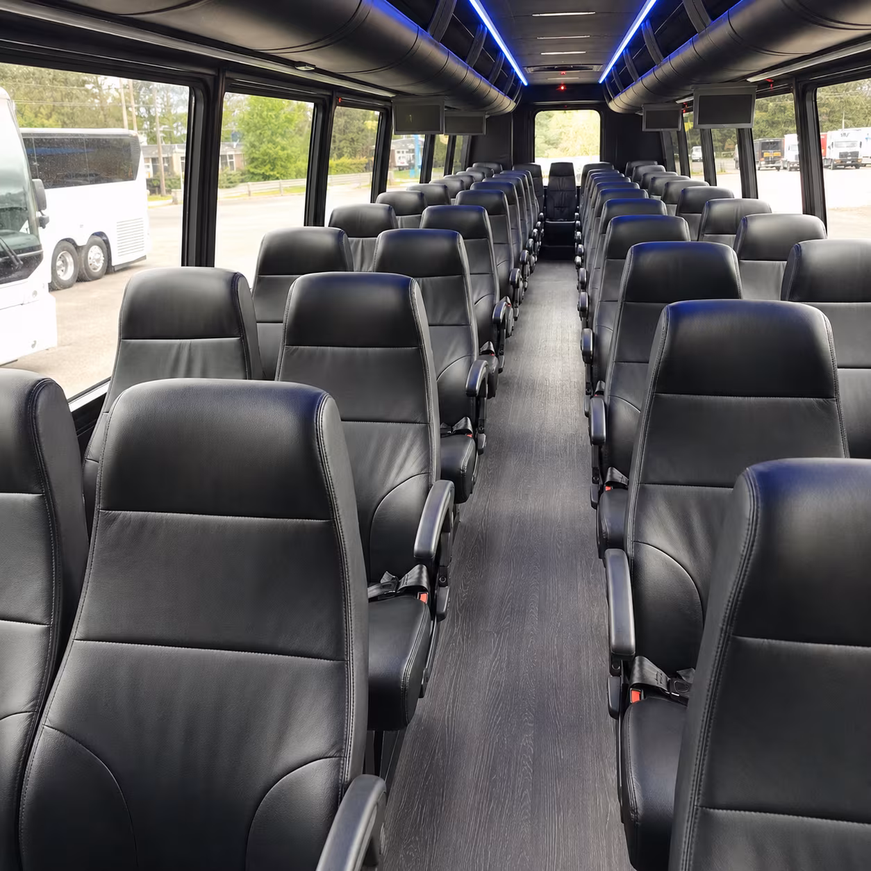 napa 25 passenger minibus inside