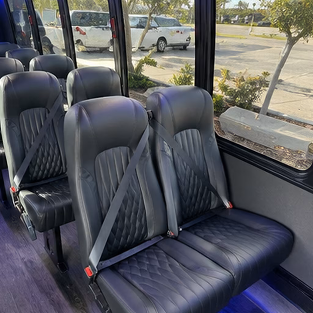 napa 30 passenger minibus interior