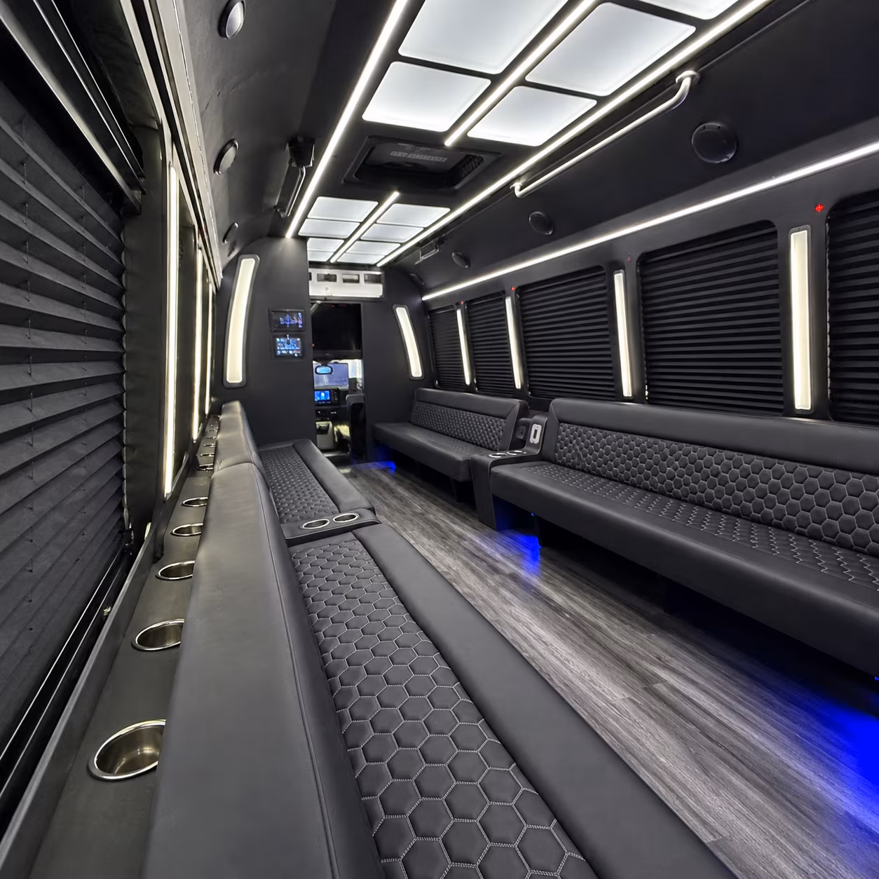 napa party bus inside
