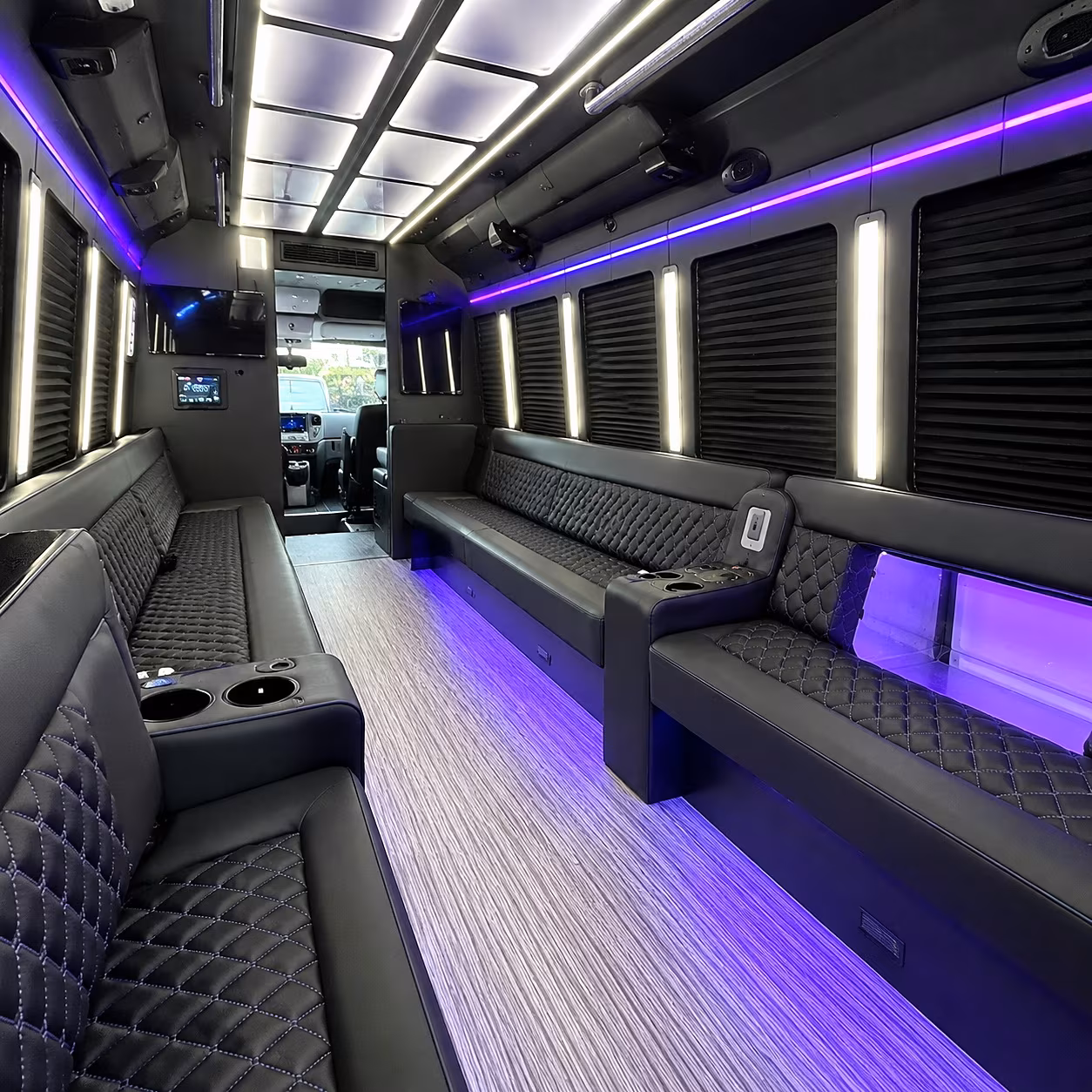 napa party bus interior