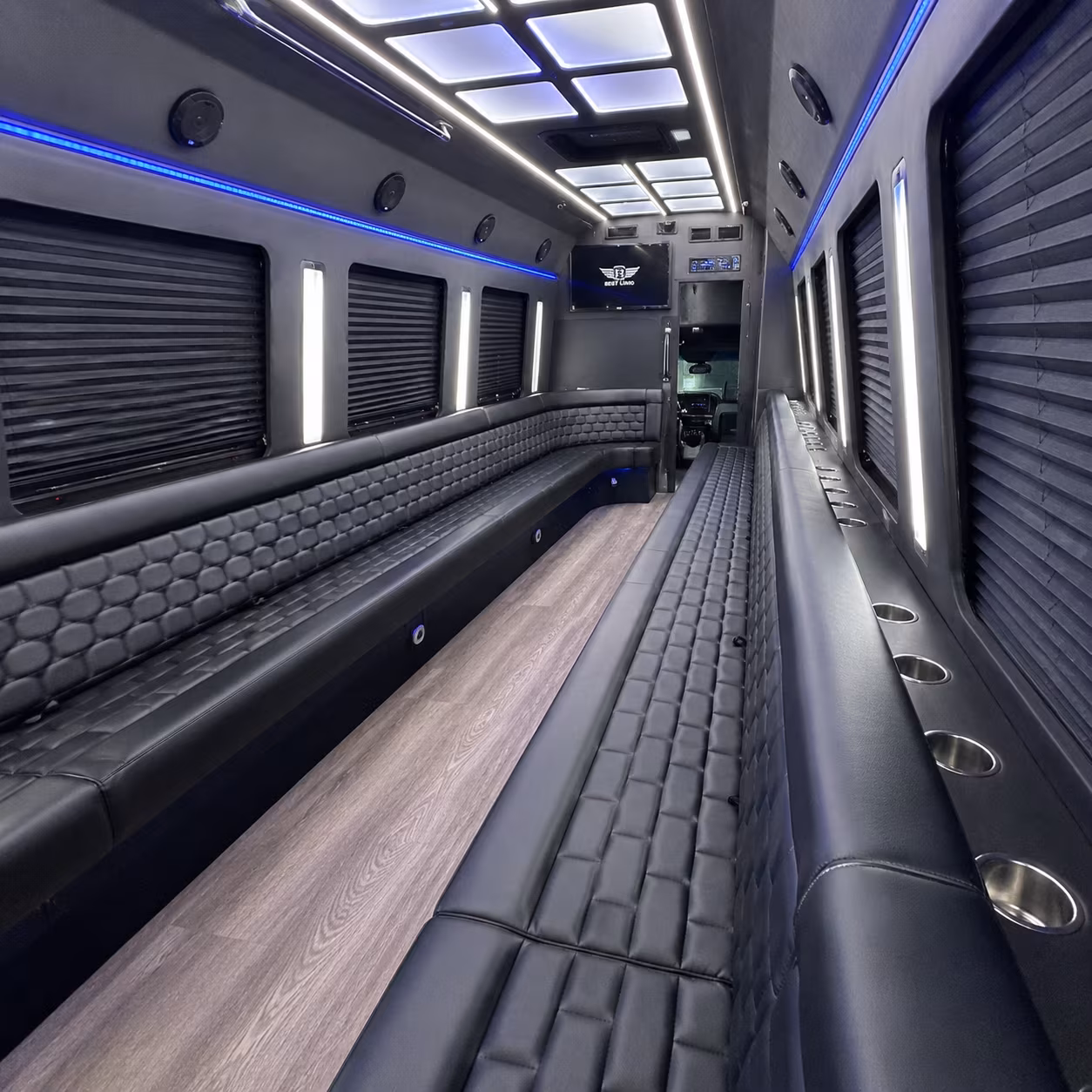 napa party bus rental interior