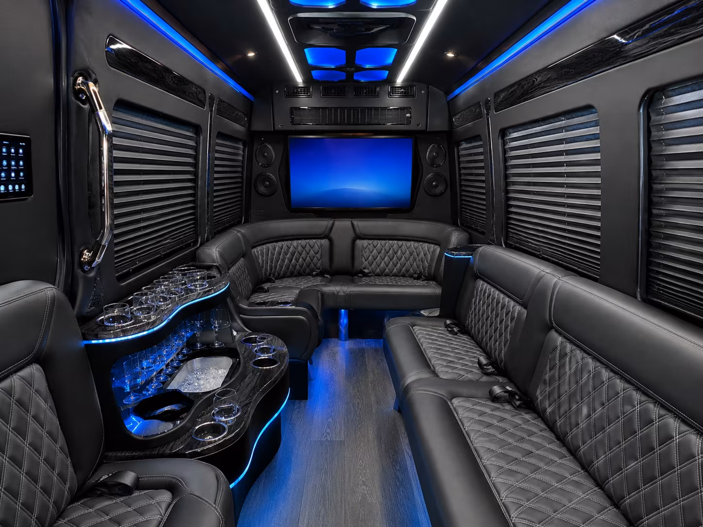 napa sprinter limousine inside