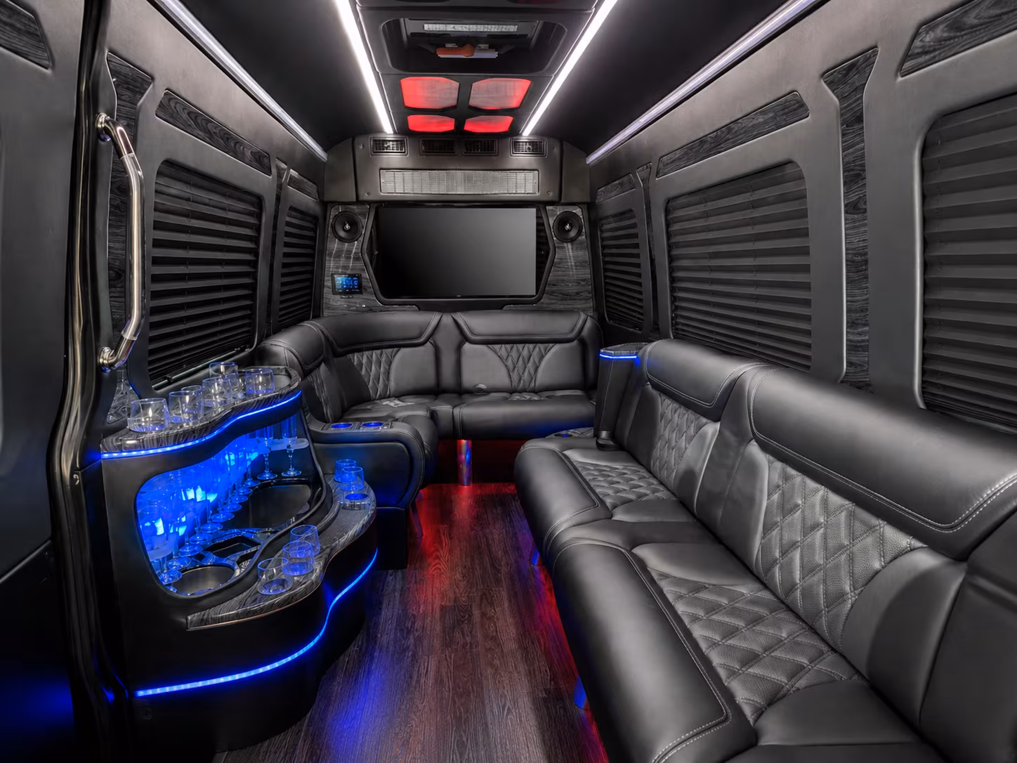 napa sprinter limousine interior