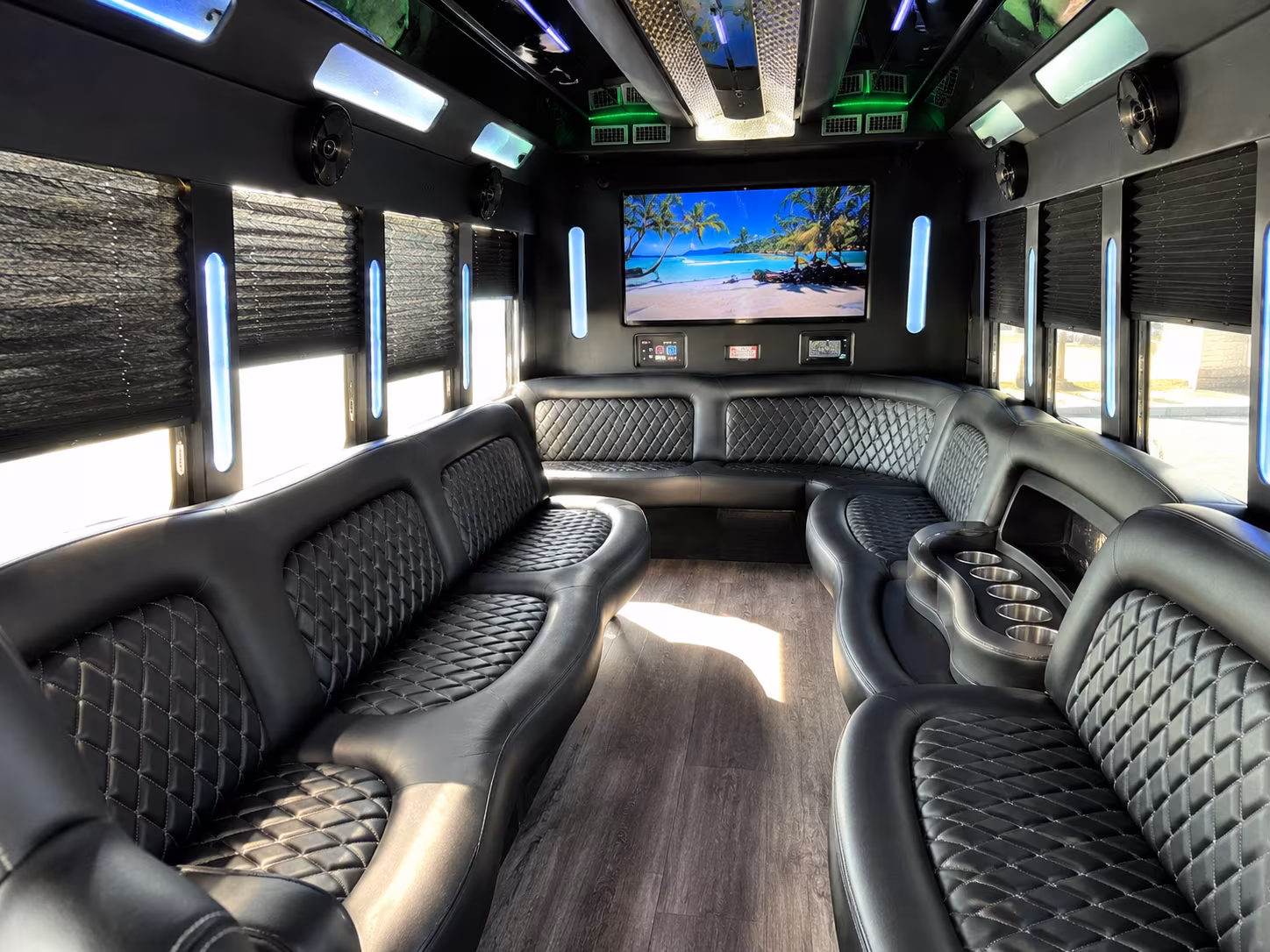 napa valley sporting events party bus rental